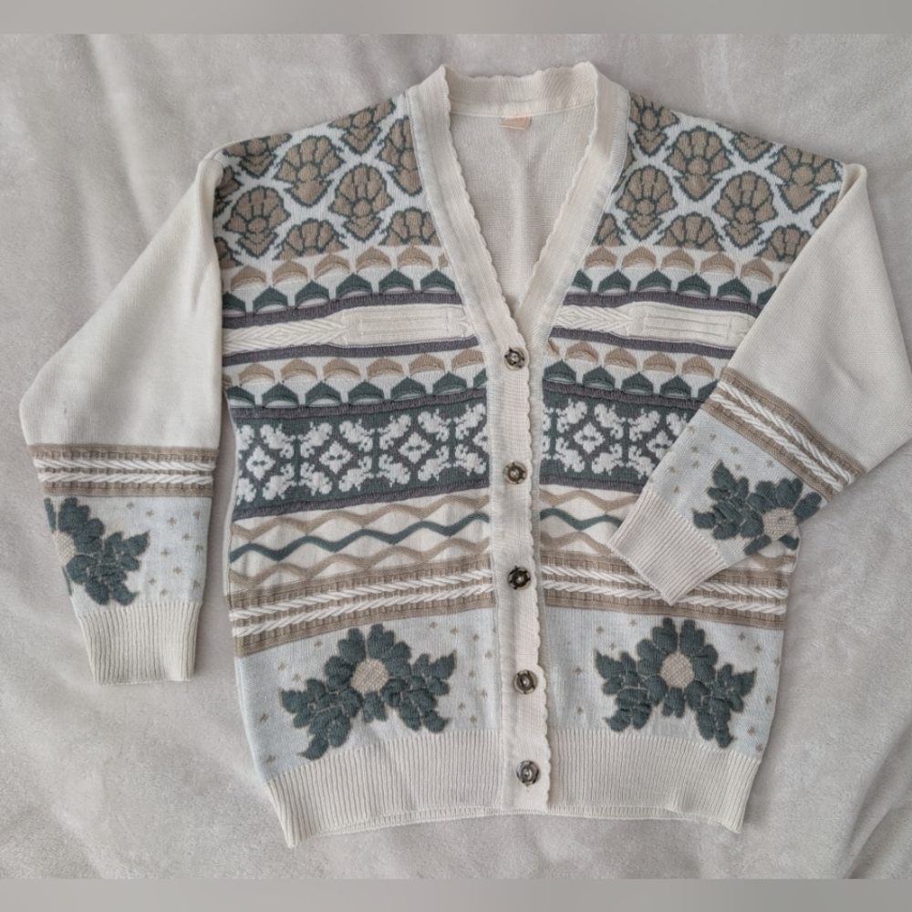 Vintage Granny Cardigan Knit